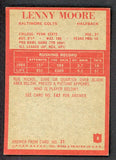 1965 Philadelphia Football #008 Lenny Moore Colts EX-MT 495311