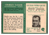 1966 Philadelphia Football #194 Charley Taylor Washington VG-EX 495314