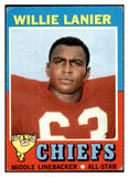 1971 Topps Football #114 Willie Lanier Chiefs GD-VG 495318