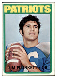 1972 Topps Football #065 Jim Plunkett Patriots VG-EX 495320