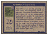 1972 Topps Football #337 Tom Mack Rams EX-MT 495322