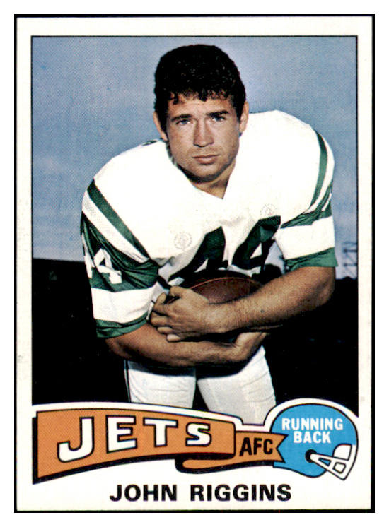 1975 Topps Football #313 John Riggins Jets NR-MT 495323
