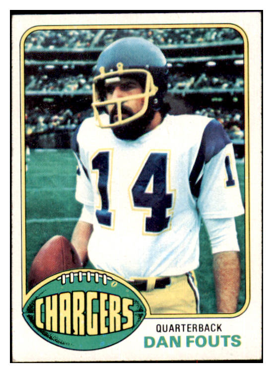 1976 Topps Football #128 Dan Fouts Chargers EX-MT 495326