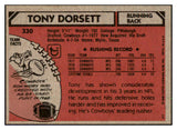 1980 Topps Football #330 Tony Dorsett Cowboys NR-MT 495335