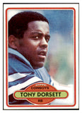 1980 Topps Football #330 Tony Dorsett Cowboys NR-MT 495336