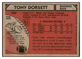 1980 Topps Football #330 Tony Dorsett Cowboys NR-MT 495336