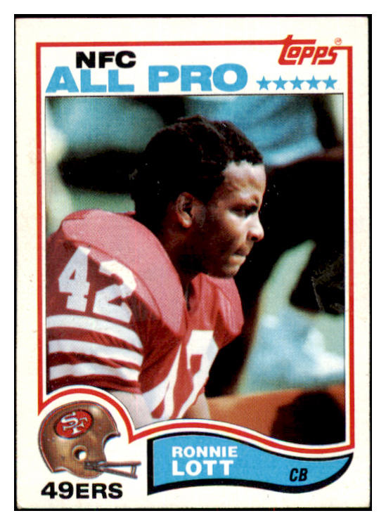 1982 Topps #486 Ronnie Lott 49ers EX-MT 495337