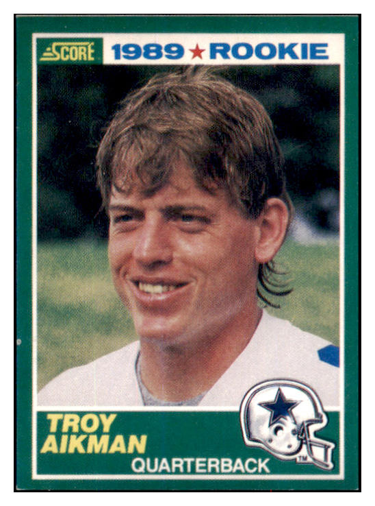 1989 Score #270 Toy Aikman Cowboys NR-MT 495339