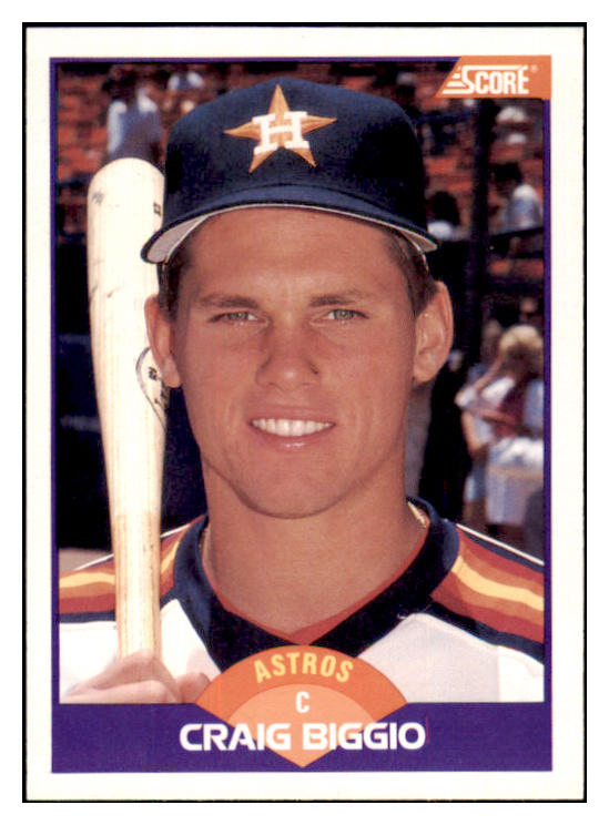 1989 Score #237 Craig Biggio Astros NR-MT 495346