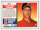 1991 Score #671 Chipper Jones Braves NR-MT 495348