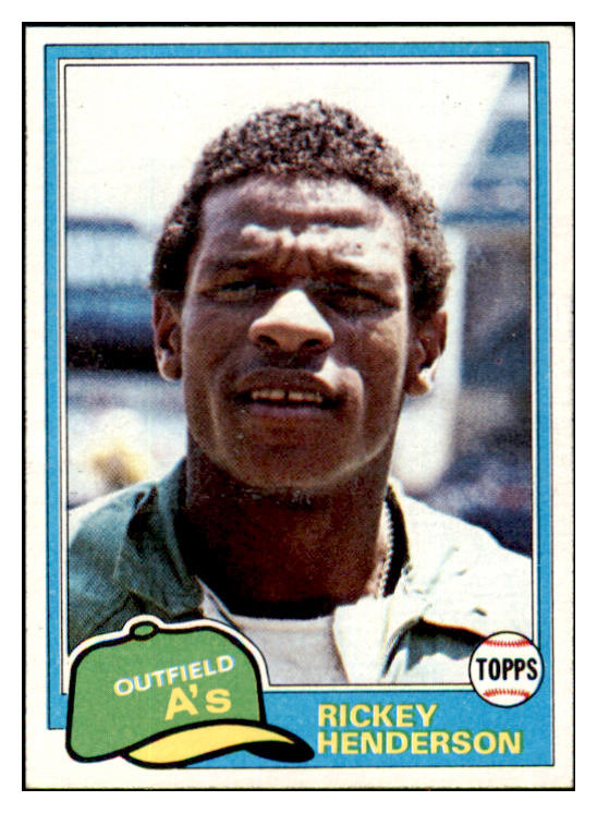 1981 Topps Baseball #261 Rickey Henderson A's EX-MT 495359