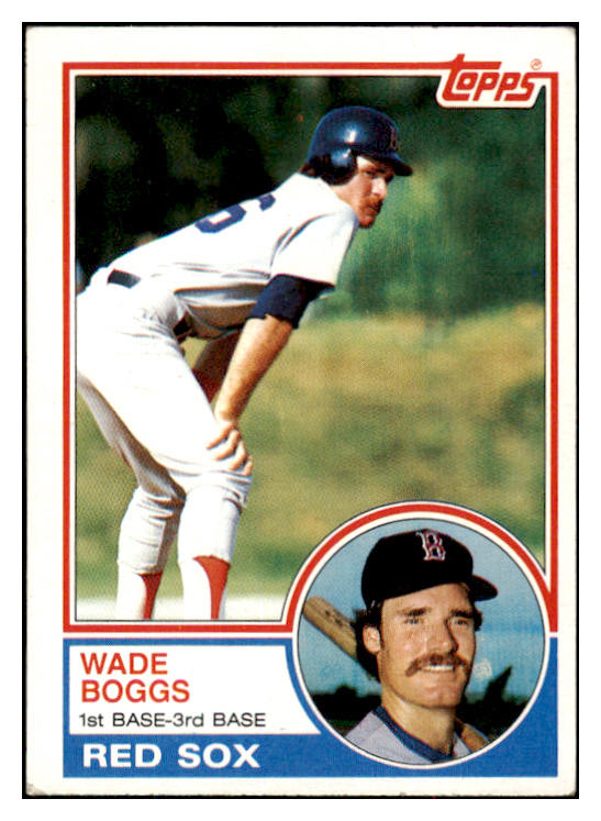 1983 Topps #498 Wade Boggs Red Sox VG-EX 495361
