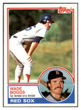 1983 Topps #498 Wade Boggs Red Sox NR-MT 495363