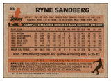 1983 Topps #083 Ryne Sandberg Cubs EX 495365