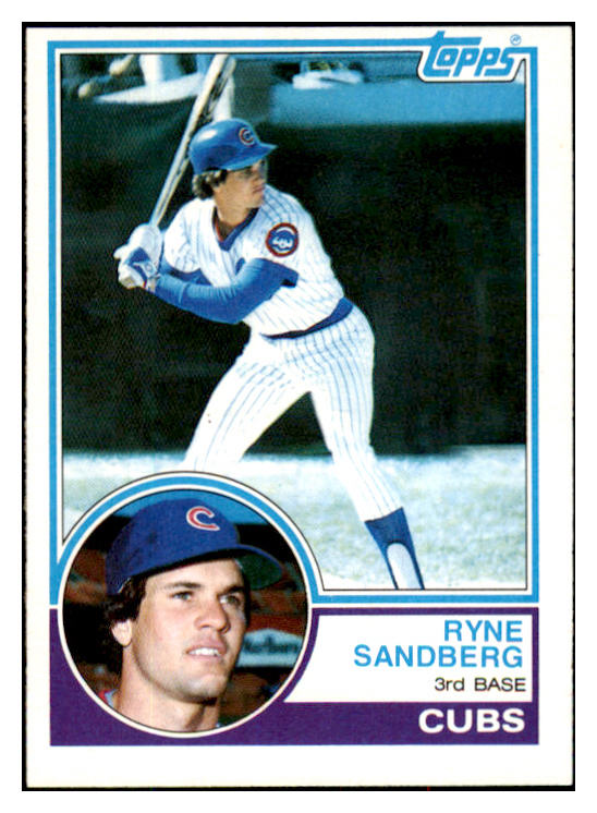 1983 Topps #083 Ryne Sandberg Cubs EX 495366