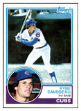 1983 Topps #083 Ryne Sandberg Cubs EX-MT 495368