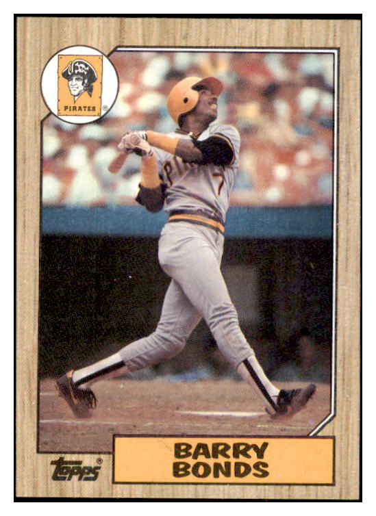 1987 Topps #320 Barry Bonds Pirates NR-MT 495374