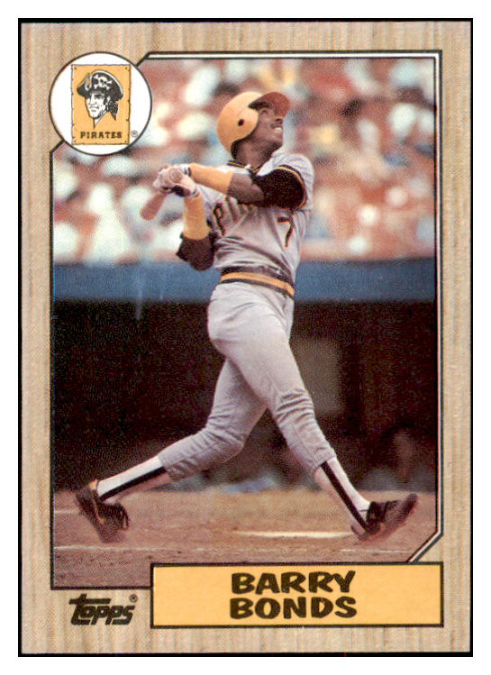 1987 Topps #320 Barry Bonds Pirates NR-MT 495375