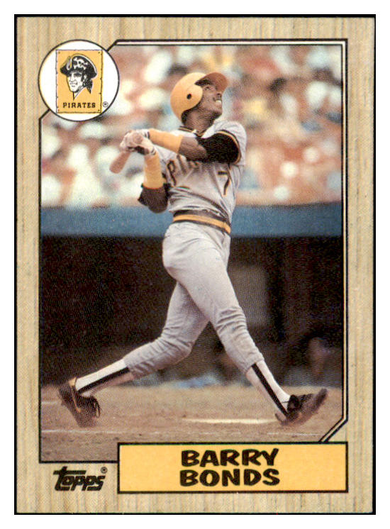 1987 Topps #320 Barry Bonds Pirates NR-MT 495376