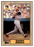 1987 Topps #320 Barry Bonds Pirates EX-MT 495377