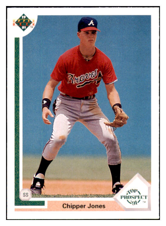 1991 Upper Deck #055 Chipper Jones Braves EX-MT 495384