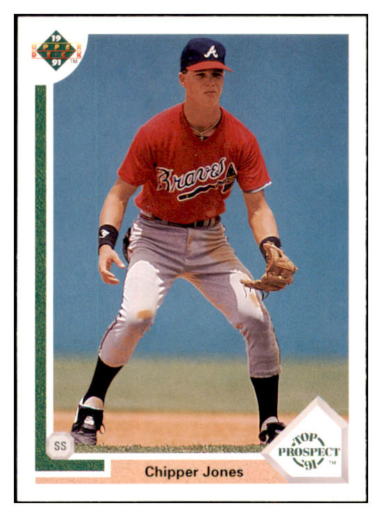 1991 Upper Deck #055 Chipper Jones Braves NR-MT 495386