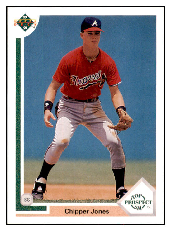 1991 Upper Deck #055 Chipper Jones Braves NR-MT 495388