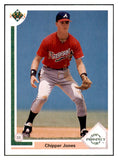 1991 Upper Deck #055 Chipper Jones Braves NR-MT 495390