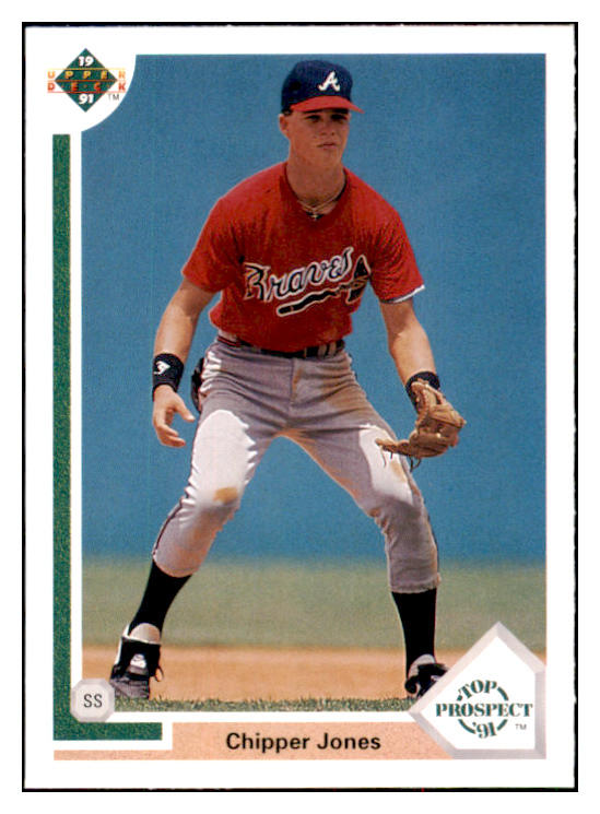 1991 Upper Deck #055 Chipper Jones Braves NR-MT 495393