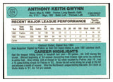 1984 Donruss #324 Tony Gwynn Padres EX-MT 495398