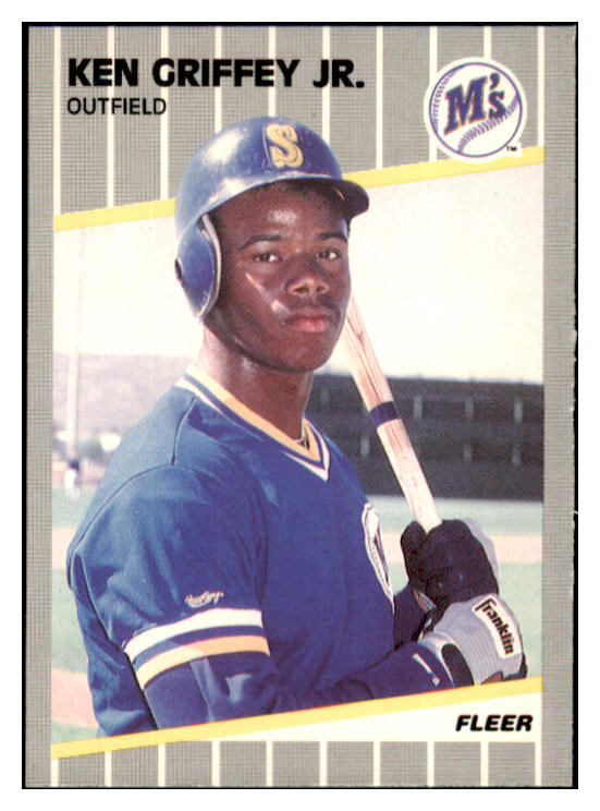 1989 Fleer #548 Ken Griffey Jr Mariners EX-MT 495402