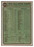 1974 Topps Baseball #331 Johnny Bench Carlton Fisk EX-MT 495404