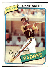1980 Topps Baseball #393 Ozzie Smith Padres EX 495407