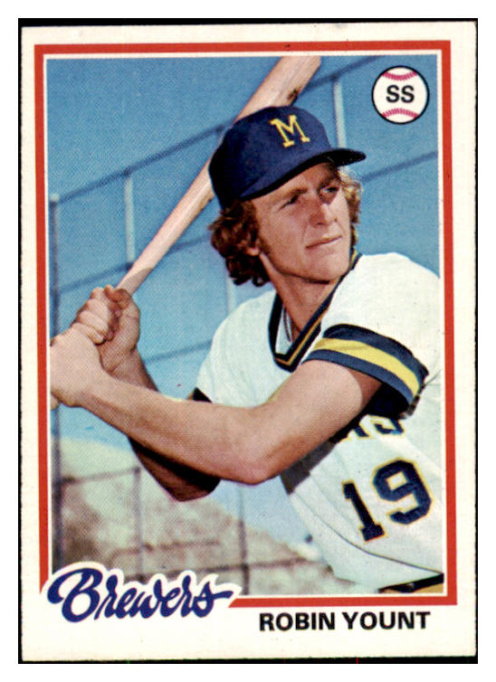 1978 Topps Baseball #173 Robin Yount Brewers EX 495410