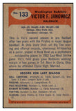 1955 Bowman Football #133 Vic Janowicz Washington EX 495422