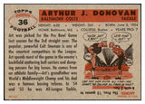 1956 Topps Football #036 Art Donovan Colts EX 495426