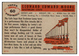 1956 Topps Football #060 Lenny Moore Colts VG  495427