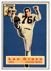 1956 Topps Football #009 Lou Groza Browns EX-MT 495428