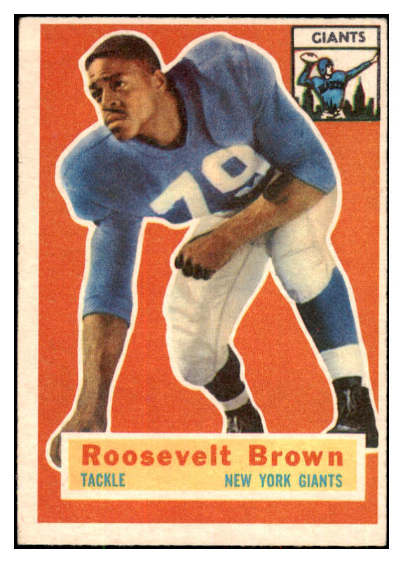 1956 Topps Football #041 Roosevelt Brown Giants VG-EX 495432