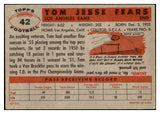 1956 Topps Football #042 Tom Fears Rams EX 495433