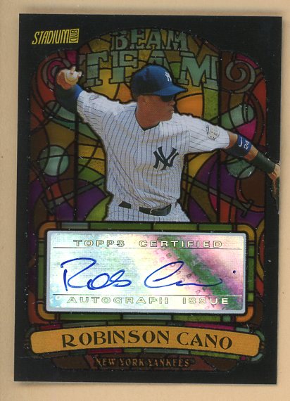 2008 Topps Certified #BTA-RC Robinson Cano Yankees NR-MT Signed 495447