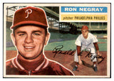 1956 Topps Baseball #007 Ron Negray Phillies NR-MT White 495453