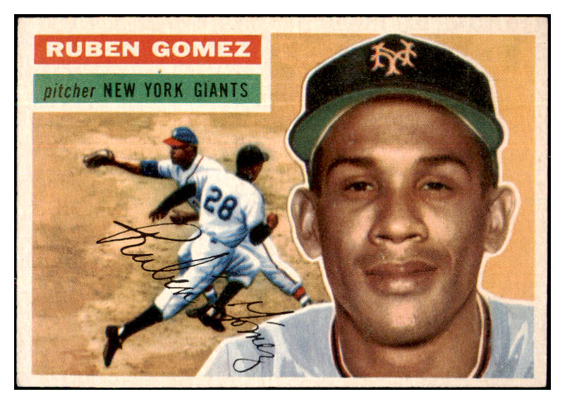 1956 Topps Baseball #009 Ruben Gomez Giants NR-MT White 495457