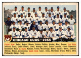 1956 Topps Baseball #011 Chicago Cubs Team FR-GD Dated 495459