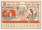 1956 Topps Baseball #023 Fred Marsh Orioles NR-MT White 495474