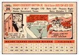 1956 Topps Baseball #026 Grady Hatton Red Sox NR-MT White 495477