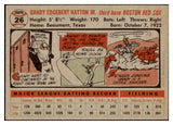 1956 Topps Baseball #026 Grady Hatton Red Sox NR-MT Gray 495478
