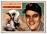 1956 Topps Baseball #028 Bobby Hofman Giants NR-MT White 495479