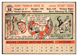 1956 Topps Baseball #032 Frank House Tigers NR-MT White 495481