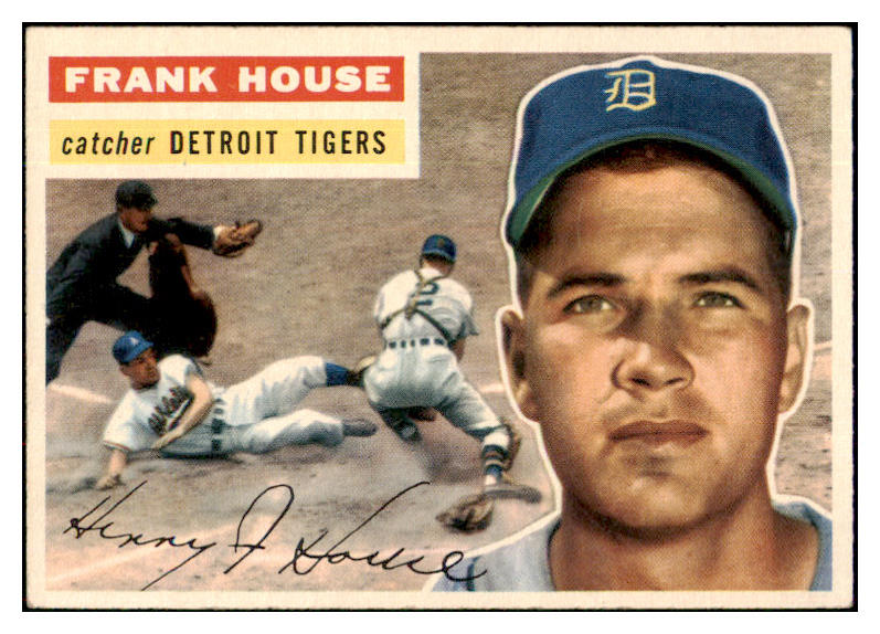 1956 Topps Baseball #032 Frank House Tigers NR-MT Gray 495483